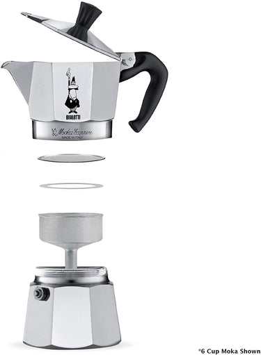 Bialetti Moka Express 4 Cup (180ml coffee) Stovetop Coffee Maker